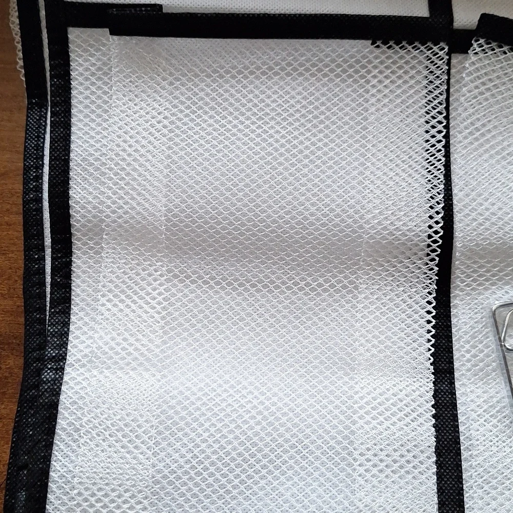 Hanging Closet Organizer, Black And White